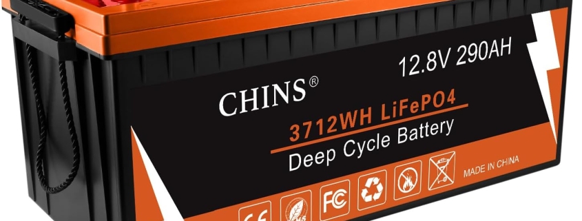 CHINS Bluetooth LiFePO4 Battery 12V 290AH Smart Lithium Battery Review